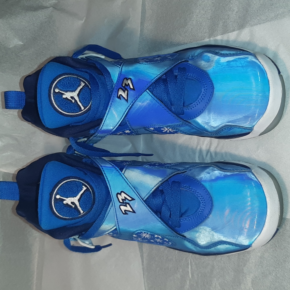 Jordan 8 Retro Sneakers 7Y = Women 8.5 = Men 7 - Picture 9 of 10